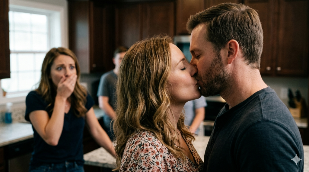 Jessi and Chase Kissing